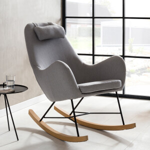 Artistiq Schommelstoel 'Julie' kleur Grijs