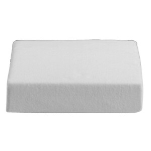 Leen Bakker - Waterdichte Matrasbeschermer Molton - 160x200 Cm - Polyester/Katoen - Wit