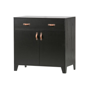 WOOOD Commode 'Dian' Grenen, kleur Zwart