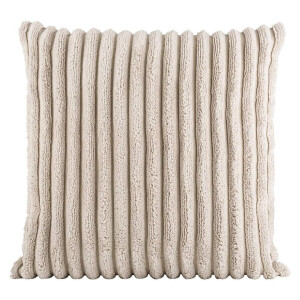 1+1 Gratis Leen Bakker - Sierkussen Stan - 45x45 Cm - Polyester - Taupe