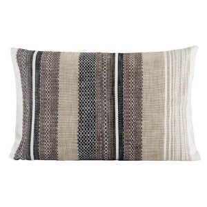 2e Halve Prijs Leen Bakker - Sierkussen Thomas - Taupe/grijs 40x60 Cm - Katoen - Grijs#Taupe