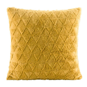 2e Halve Prijs Leen Bakker - Sierkussen Nynke - Oker - 45x45 Cm - Polyester - Geel