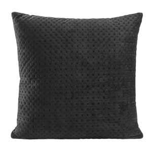 1+1 Gratis Leen Bakker - Sierkussen Alain - 45x45 Centimeter - Polyester - Zwart