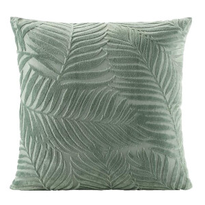 2e Halve Prijs Leen Bakker - Sierkussen Jill - 45x45 Cm - Polyester - Groen