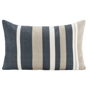 2e Halve Prijs Leen Bakker - Sierkussen Cheyenne - Antraciet - 40x60 Cm - Katoen - Grijs#Multikleur