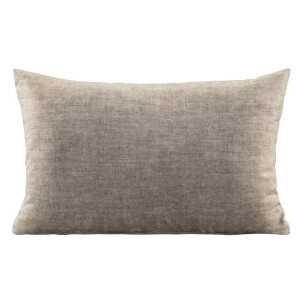 1+1 Gratis Leen Bakker - Sierkussen Micha - 30x50 Cm - Polyester - Taupe