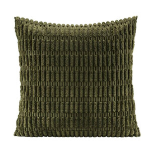 2e Halve Prijs Leen Bakker - Sierkussen Ryk - Olijf - 45x45 Cm - Polyester - Groen - 10x45x45 Cm