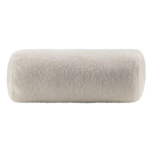 1+1 Gratis Leen Bakker - Sierkussenrol Abby - Off-white - 45xØ20 Cm - Polyester - Wit