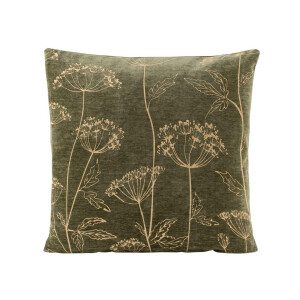 2e Halve Prijs Leen Bakker - Sierkussen Fenne - Olijf - 45x45 Cm - Polyester - Groen