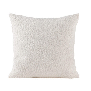 2e Halve Prijs Leen Bakker - Sierkussen Vayen - Off-white - 45x45 Cm - Polyester - Wit
