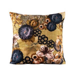 2e Halve Prijs Leen Bakker - Sierkussen Suze - Okergeel - 45x45 Cm - Polyester - Multikleur#Geel