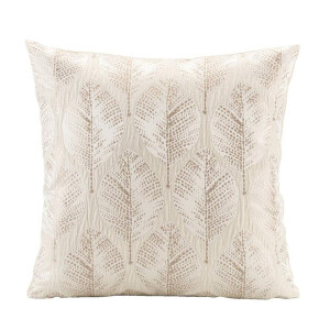Leen Bakker - Sierkussen Hannah - Goud/creme - 45x45 Cm - Polyester - Crème#Goudkleurig