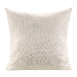 1+1 Gratis Leen Bakker - Sierkussen Clint - Ecru - 45x45 Cm - Polyester - Crème