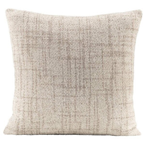 2e Halve Prijs Leen Bakker - Sierkussen Marlijn - 45x45 Cm - Polyester - Crème
