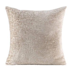 2e Halve Prijs Leen Bakker - Sierkussen Adam - Zand - 45x45 Cm - Polyester - Beige - 10x45x45 Cm