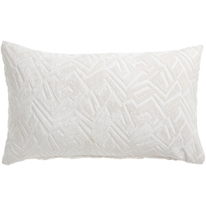 2e Halve Prijs Leen Bakker - Sierkussen Kurt - 30x50 Cm - Polyester - Crème