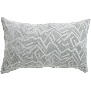 1+1 Gratis Leen Bakker - Sierkussen Kurt - Zacht - 30x50 Cm - Polyester - Groen