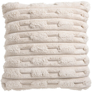 1+1 Gratis Sierkussen Jitte - Beige - 45x45 Cm