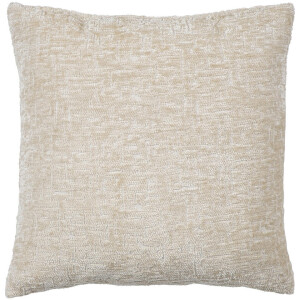 2e Halve Prijs Leen Bakker - Sierkussen Adam - 45x45 Cm - Polyester - Crème