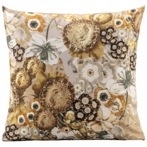 2e Halve Prijs Leen Bakker - Sierkussen Lois - 45x45 Cm - Polyester - Bruin