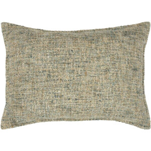 2e Halve Prijs Leen Bakker - Sierkussen Lily - Groen/goud - 35x50 Cm - Katoen/Polyester - Groen#Goudkleurig