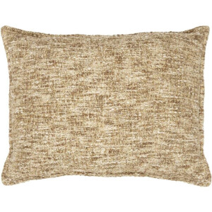 2e Halve Prijs Leen Bakker - Sierkussen Lily - Beige/goud - 35x50 Cm - Katoen/Polyester - Beige#Geel#Goudkleurig
