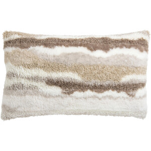 2e Halve Prijs Sierkussen Manda - Off-white/ Zand - 30x50 Cm