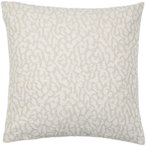 2e Halve Prijs Leen Bakker - Sierkussen Lianne - 45x45 Cm - Polyester - Crème