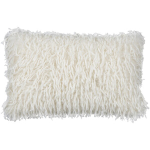 1+1 Gratis Leen Bakker - Sierkussen Jildou - Of-white - 30x50 Cm - Polyester - Wit