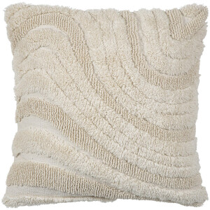Leen Bakker - Sierkussen Josie - 45x45 Cm - Katoen - Crème