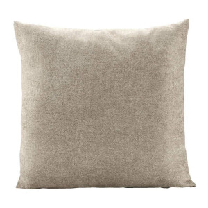 1+1 Gratis Leen Bakker - Woonkussen Clint - Zand - 60x60 Cm - Polyester - Beige
