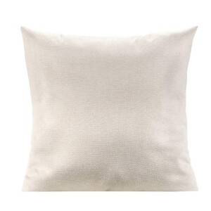 1+1 Gratis Leen Bakker - Woonkussen Clint - Ecru - 60x60 Cm - Polyester - Crème