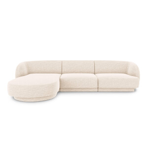 3.5-zitshoekbank Miley links chenille | Micadoni Limited Edition