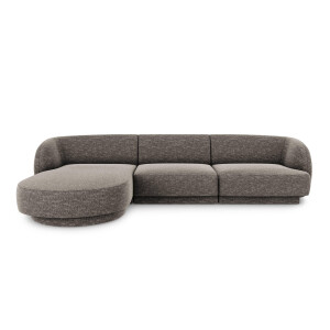 3.5-zitshoekbank Miley links chenille | Micadoni Limited Edition