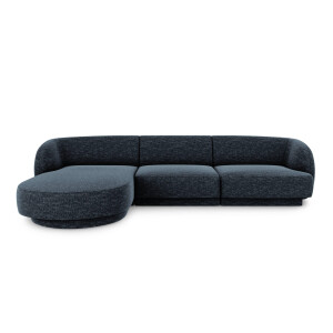3.5-zitshoekbank Miley links chenille | Micadoni Limited Edition