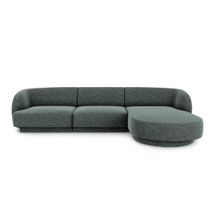 3.5-zitshoekbank Miley rechts chenille | Micadoni Limited Edition