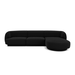 3.5-zitshoekbank Miley rechts velvet | Micadoni Limited Edition
