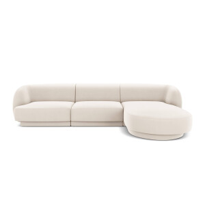 3.5-zitshoekbank Miley rechts velvet | Micadoni Limited Edition