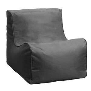 Leen Bakker - Lebel Loungestoel - Antraciet - 80x60x65 Cm - Polyester - Grijs
