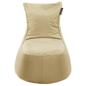 Leen Bakker - Lebel Loungestoel Mini - Zand - 65x52x52 Cm - Polyester - Bruin