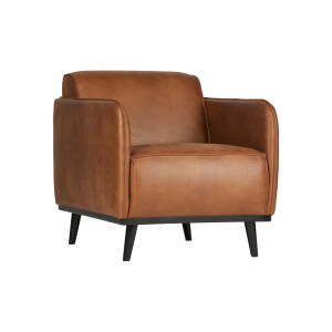 WOOOD Fauteuil 'Statement' kleur Cognac