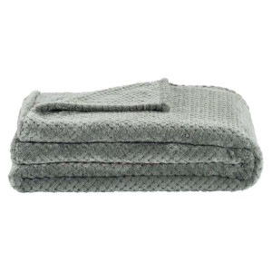 1+1 Gratis Leen Bakker - Plaid Ilona - 130x170 Cm - Polyester - Groen