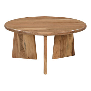 Artistiq Ronde Salontafel 'Sequia' Acaciahout, 90cm