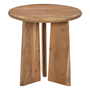 Artistiq Ronde Bijzettafel 'Sequia' Acaciahout, 60cm