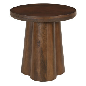 Artistiq Ronde Bijzettafel 'Effrey' Mangohout, 50cm