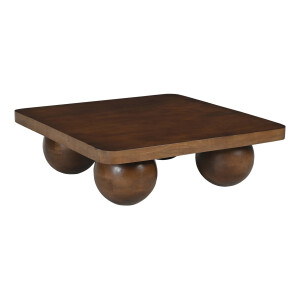 Artistiq Salontafel 'Ambur' Mangohout, 90 x 90cm