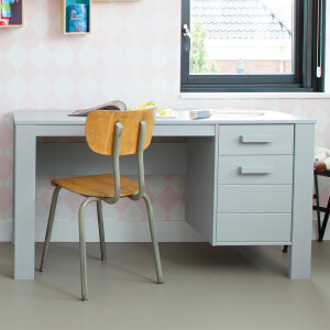 WOOOD Bureau 'Dennis', kleur betongrijs
