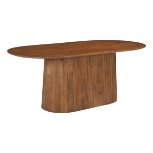 Artistiq Ovale Eettafel 'Dyann' Mangohout, 200 x 100cm