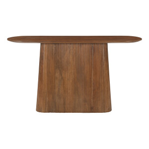 Artistiq Ovale Sidetable 'Dyann' Mangohout, 140cm