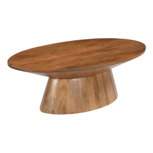 Artistiq Ovale Salontafel 'Elicia' Mangohout, 130 x 68cm